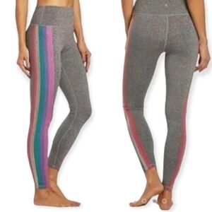 Spiritual gangster essential shimmer rainbow leggings size xs